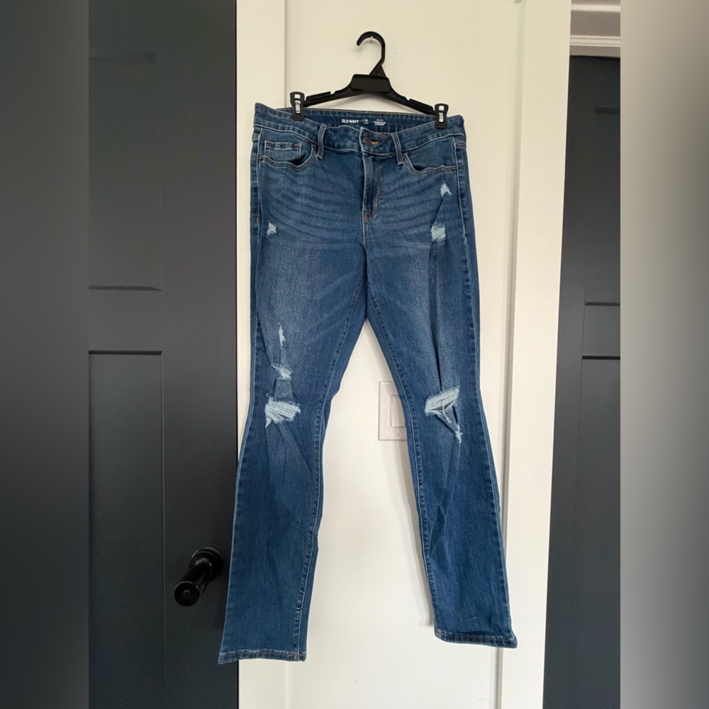 Old Navy Women's Straight-Leg Jeans - Size 10 Long